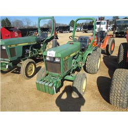 JOHN DEERE 650 FARM TRACTOR, S/N 016914, 3 PTH, PTO, ROLLBAR