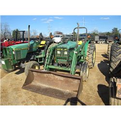 JOHN DEERE 5300 FARM TRACTOR, S/N 432730, 3 PTH, PTO, 2 REMOTES, CANOPY, 16.9-30 TIRES, 530 FRONT EN