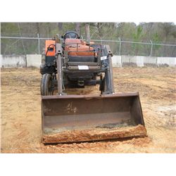 ZIETOR 3320 FARM TRACTOR, S/N 1824, 3 PTH, PTO, 1 REMOTE, ALLIED 394 FRONT END LOADER W/GP BUCKET, 1