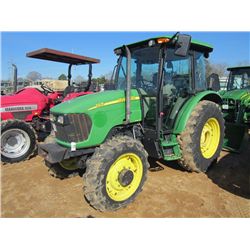 JOHN DEERE 5525 4X4 FARM TRACTOR, S/N 453210 (08 YR) 3 PTH, PTO, 3 HYD REMOTES, ECAB W/AIR, METER RE