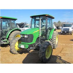 JOHN DEERE 5525 4X4 FARM TRACTOR, S/N 453430 (08 YR) 3 PTH, PTO, 3 REMOTES, ECAB W/AIR, 420/90R30 TI