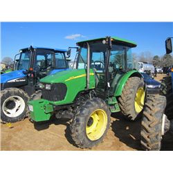 JOHN DEERE 5525 4X4 FARM TRACTOR, S/N 453433 (08 YR) 3 PTH, PTO, 3 REMOTES, ECAB W/AIR, 16.9R30 TIRE