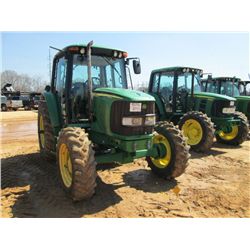 JOHN DEERE 6420 4X4 FARM TRACTOR, S/N 401519 (04 YR) 3 PTH, PTO, 3 REMOTES, ECAB W/AIR, 480/80R30 TI