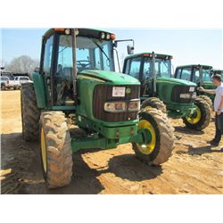 JOHN DEERE 6420 4X4 FARM TRACTOR, S/N 400893 (04 YR) 3 PTH, PTO, 3 HYD REMOTES, ECAB W/AIR, METER RE