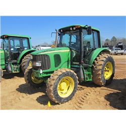 JOHN DEERE 6420 4X4 FARM TRACTOR, S/N 400792 (04 YR) 3 PTH, PTO, 3 HYD REMOTES, ECAB W/AIR, METER RE