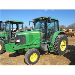 JOHN DEERE 6320 FARM TRACTOR, S/N 480588 (06 YR) PTO, 3 PTH, 3 REMOTES, ECAB W/AIR, 18.4X30 TIRES, M