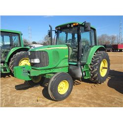 JOHN DEERE 6320 FARM TRACTOR, S/N 480167 (06 YR) 3PTH, PTO, 3 REMOTES, ECAB W/AIR, 18.4R30 TIRES, ME