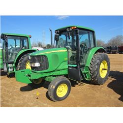JOHN DEERE 6320 FARM TRACTOR, S/N 480281 (06 YR) 3PTH, PTO, 3 REMOTES, ECAB W/AIR, 18.4R30 TIRES, ME