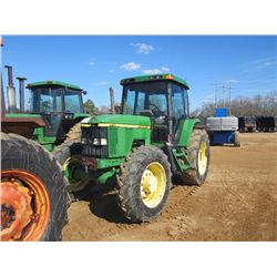 JOHN DEERE 4X4 7410 FARM TRACTOR, S/N 034705, 3 PTH, PTO, 3 REMOTES, ECAB W/AIR, 480/70R24 TIRES, ME