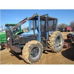 NEW HOLLAND TB110 4X4 FARM TRACTOR, S/N B71908M (05 YR) 18.4-34 TIRES W /DUALS, WINCH, 3 PTH, PTO, R
