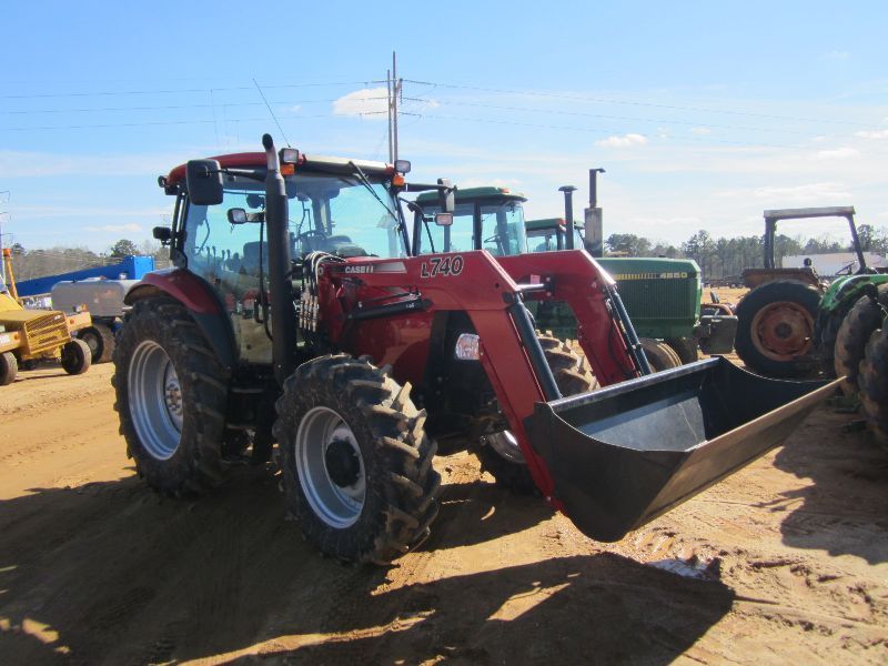 CASE IH 110 4X4 MAXXUM FARM TRACTOR, S/N ZBBE04778, 3 PTH, PTO, 4