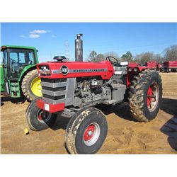 MASSEY FERGUSON 1100 FARM TRACTOR, S/N 9B31535, 3PTH, PTO, REMOTE, 18.4X34 TIRES