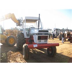 CASE 1690 FARM TRACTOR, S/N 11212064, 3 PTH, PTO, CANOPY, METER READING 3,130 HRS