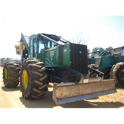 JOHN DEERE 648H GRAPPLE SKIDDER, S/N 649632 (13 YR) DUAL ARCH, WINCH, ECAB W/AIR, 30.5-32 TIRES (EXT