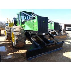 JOHN DEERE 648H GRAPPLE SKIDDER, S/N 613902 (08 YR) SINGLE ARCH, WINCH, ECAB W/AIR, 30.5X32, METER R