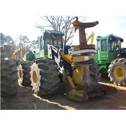 JOHN DEERE 843J FELLER BUNCHER, S/N 770148 (06 YR)WARATAH FD22 SAW HEAD, ECAB W/AIR, METER READING 8