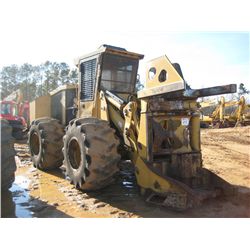 TIGERCAT 718E FELLER BUNCHER, S/N 7181072 (09 YR) TIGERCAT 5000 SAW HEAD, ECAB W/AIR, 28L-26 TIRES, 