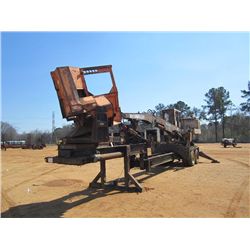 BARKO 160C LOG LOADER, S/N 21705, CTR DELIMBER, ECAB, MTD ON PITTS T/A TRAILER, S/N 894