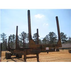 37' T/A 4 BOLSTER LOG TRAILER, 11R22.5 TIRES