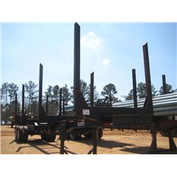 40' MAGNOLIA T/A 4 BOLSTER LOG TRAILER, S/N 1M9BA4021B1435067, (10 YR) 11R24.5 TIRES