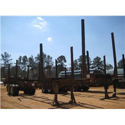 1989 GCL 4 BOLSTER LOG TRAILER, S/N 1G9BF4022K1091403