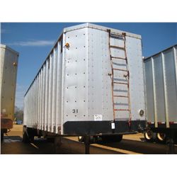 40' ALUMINUM PEERLESS CHIP TRAILER, S/N 1PLE04022NPF82490 (92 YR) 11R24.5 TIRES, HIGH GATE