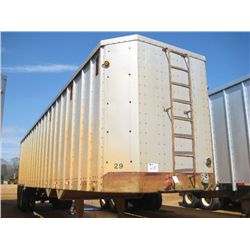 40' ALUMINUM PEERLESS CHIP TRAILER, S/N 1PLE04023MPH62890 (91 YR) 11R24.5 TIRES, HALF GATE