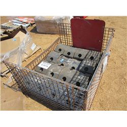 (50) SKID SHOES W/BASKET