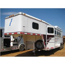 2000 HORTON GN204 HORSE TRAILER, S/N 1H9G32029Y1349112