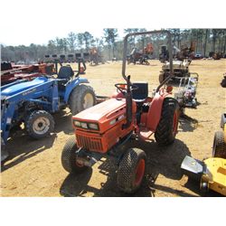 KUBOTA B8200E FARM TRACTOR, S/N 67840-47511, 3 PTH, PTO, ROLLBAR, DIESEL ENG, METER READING 579 HRS