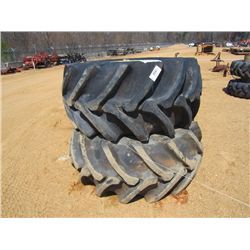 1 LOT (2) 28L-26 TIRES & RIMS