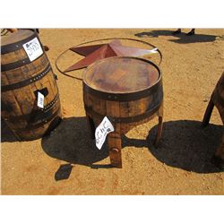 WHISKEY BARREL TABLE
