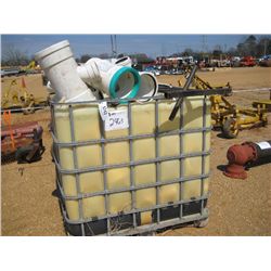 (1) LOT MISC SIZE PVC FITTINGS