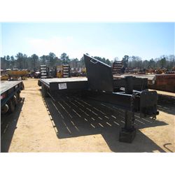 TRIPLE CROWN TRI AXLE TAG TRAILER, S/N CTV08780, 8' 6" WIDE, 29' 10" LOAD DECK, 3' 8" BEAVER TAIL, F