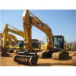 CAT 320C HYDRAULIC EXCAVATOR  S/N FBB01309  9' STICK  MM60 MULCHER HEAD  32"" TBG  ECAB W/AIR  METER