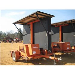 AMERICAN ELECTRIC HIGHWAY DISPLAY SIGN ON S/A TAG TRAILER, S/N 049721T4, DIESEL ENG