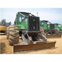 JOHN DEERE 748G III GRAPPLE SKIDDER  S/N 612442  DUAL ARCH  WINCH  ECAB W/AIR  ECAB W/AIR  30.5-32 T