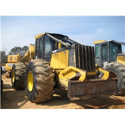 JOHN DEERE 648G III GRAPPLE SKIDDER, S/N 578472, SINGLE, ARCH, WINCH, ECAB W/AIR, 30.5X32 TIRES