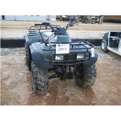 1994 HONDA FOURTRAX 300 ATV, S/N 478TE1400RA609829, FORNT & REAR RACKS