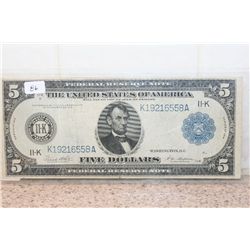 $5 Large Note