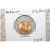 Image 1 : 2 1/2 Peso Gold Coin