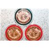 Image 2 : Lot Of (3) 1 oz. Christmas Copper Rounds