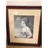 Image 2 : 2 Estate Vintage Prints of Ladies in matching frames