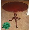 Image 1 : St. Jude Item: Mahogany Pie Crust Tilt Top Table