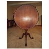 Image 2 : St. Jude Item: Mahogany Pie Crust Tilt Top Table