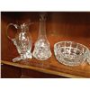 Image 8 : 21 Piece Estate Collection of Cut Glass and Crystal