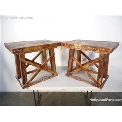 Real Steel Robot Ring Stools x 2