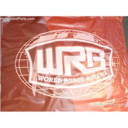 Real Steel World Robot Boxing League Staidum Fight Banner Red