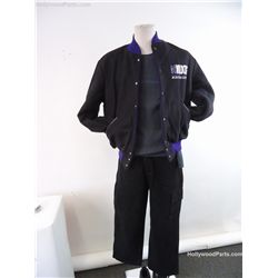 Barbershop Jimmy James (Sean Patrick Thomas) Northwestern Varsity Jacket Costume