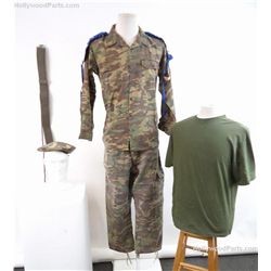 Hotel Rwanda Rwandan Policeman Green Camouflage Uniform